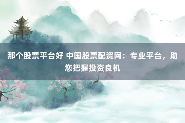 那个股票平台好 中国股票配资网：专业平台，助您把握投资良机