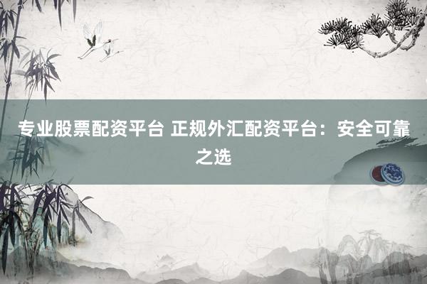 专业股票配资平台 正规外汇配资平台：安全可靠之选
