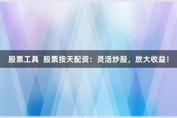 股票工具  股票按天配资：灵活炒股，放大收益！
