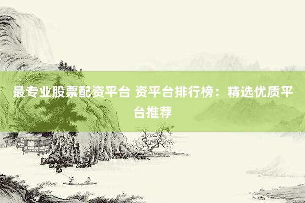 最专业股票配资平台 资平台排行榜：精选优质平台推荐