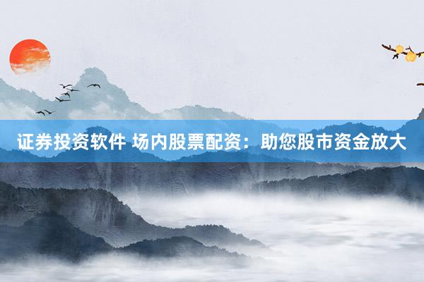 证券投资软件 场内股票配资：助您股市资金放大